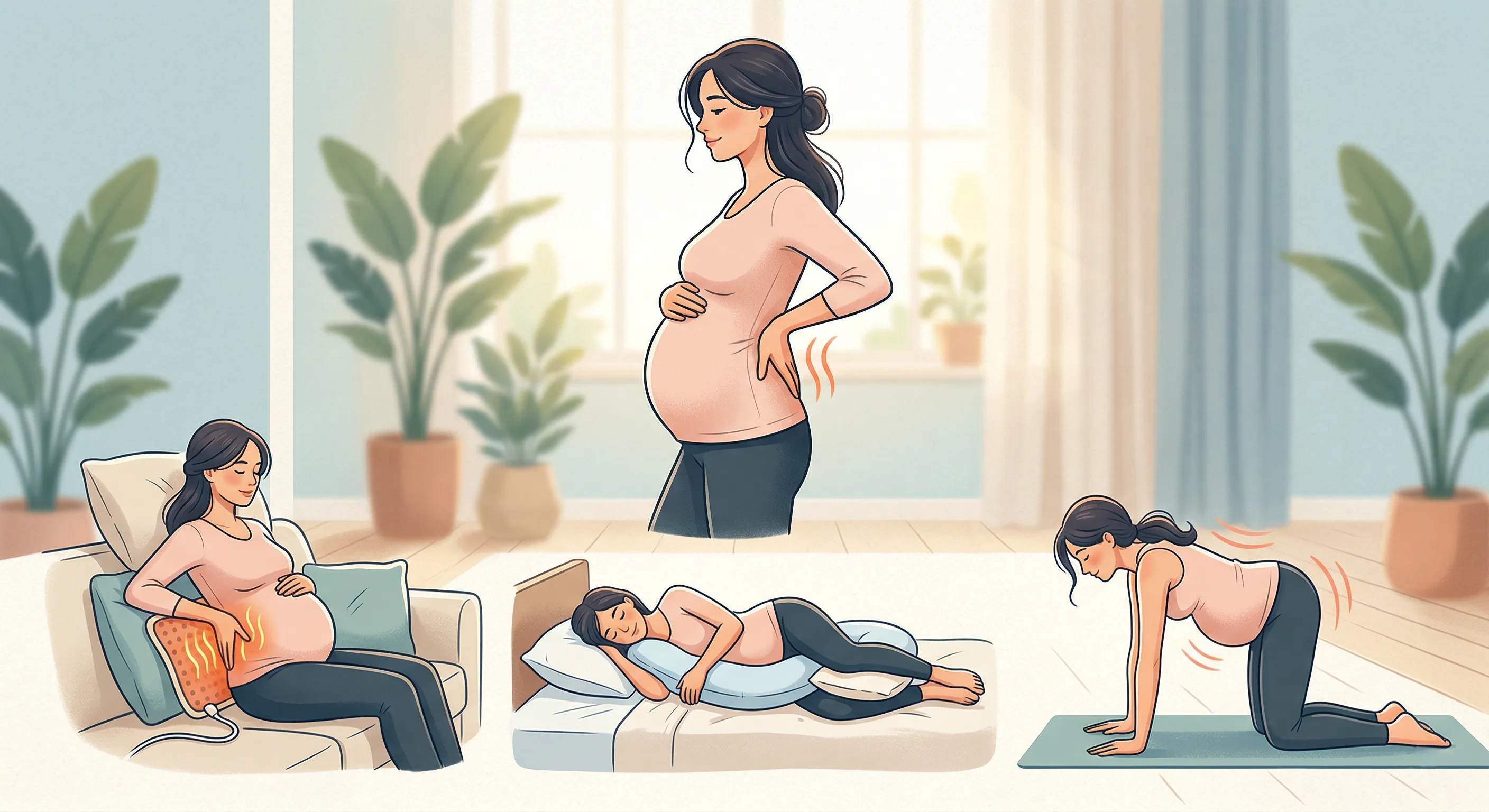 "Ból kręgosłupa i pleców w ciąży – skuteczne, domowe sposoby na ulgę"