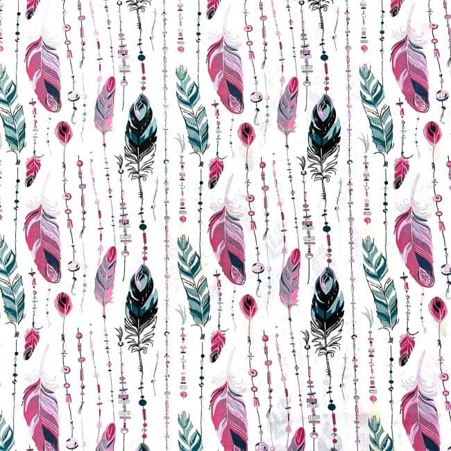 Wzór: Boho Feathers