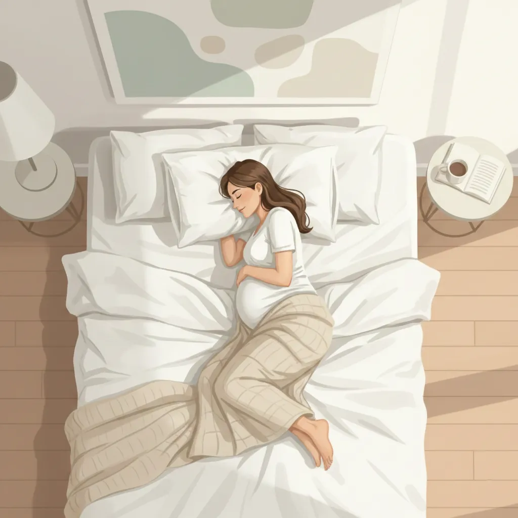 Pozycje do spania w ciąży - kompletny przewodnik dla każdego trymestru