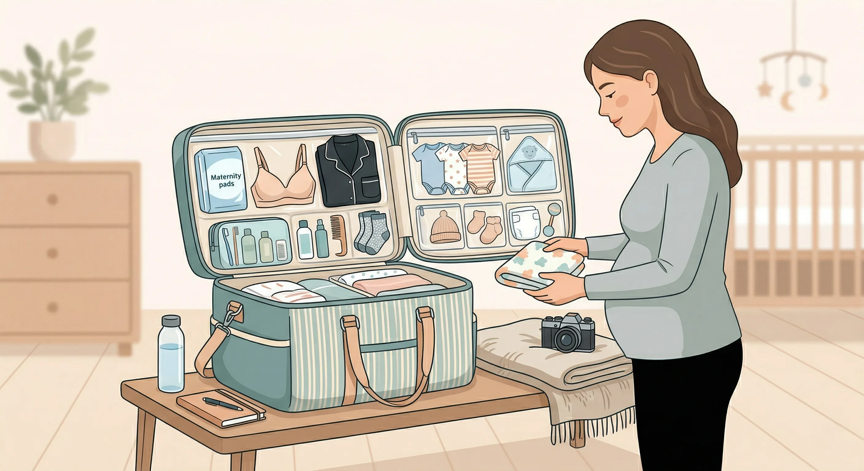 "Wyprawka do szpitala dla mamy i noworodka - Kompletna lista 2026"