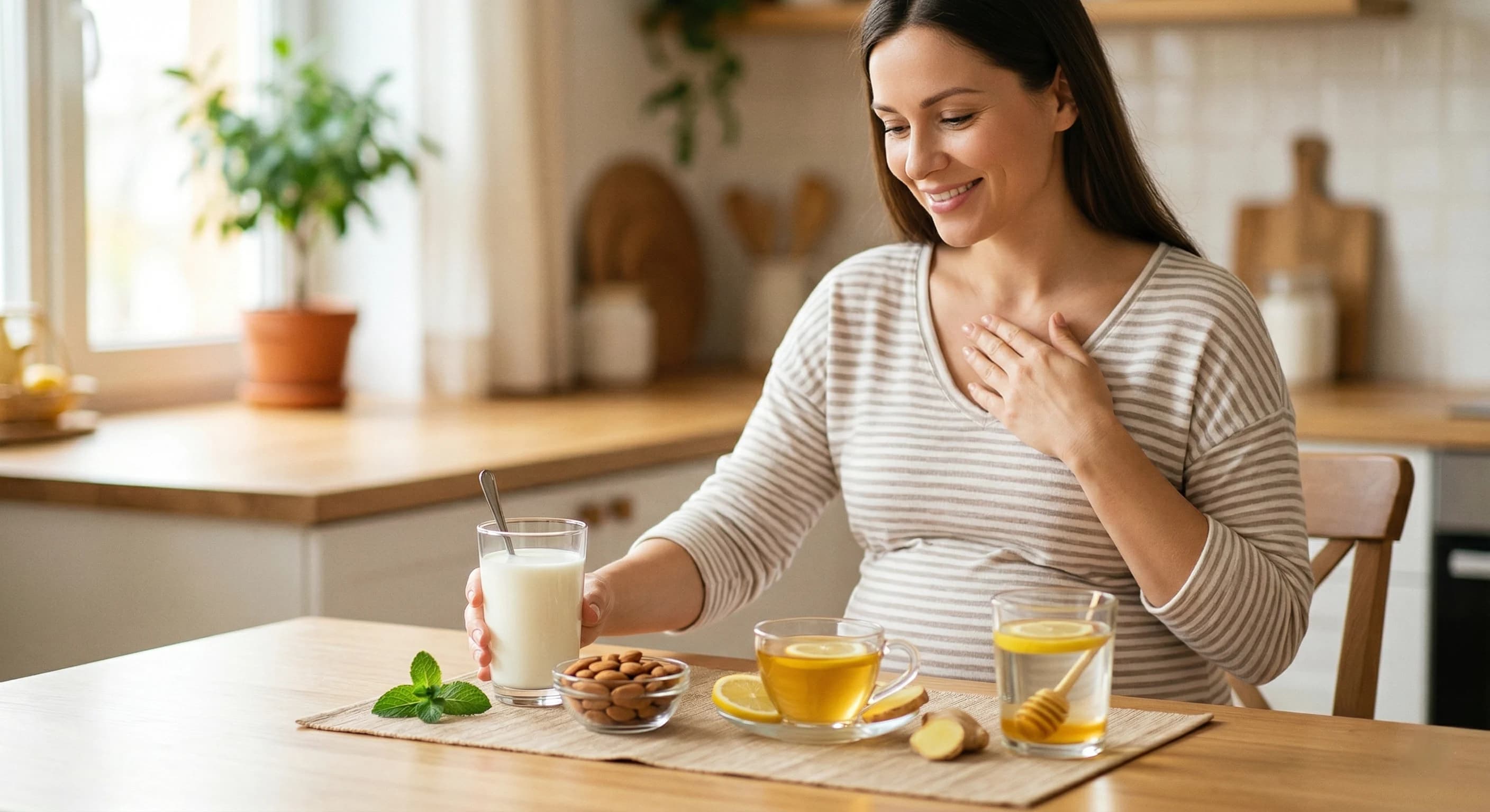 "Zgaga w ciąży - domowe, sprawdzone sposoby na pieczenie w przełyku"